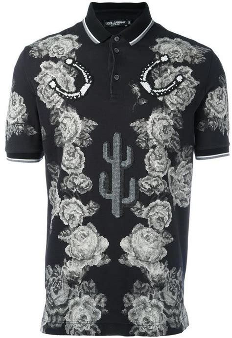 dolce gabbana basic polo sweatshirt herren|Dolce & Gabbana polo shirts men.